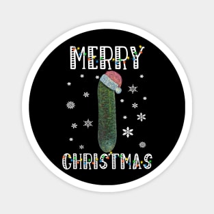 Santa Cucumber - Merry Christmas Magnet